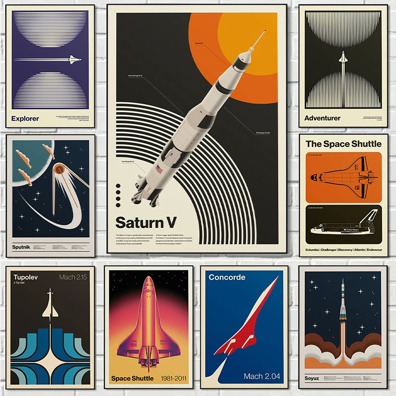 الرجعية مجردة مكوك الفضاء سبوت - مراجعة Star Map Poster وسعره