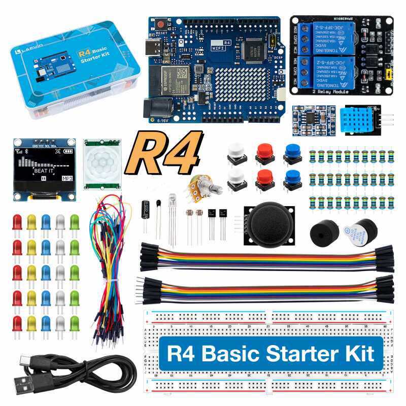 مجموعة أدوات تطوير UNO R4 المت - مراجعة Science Project Kit وسعره